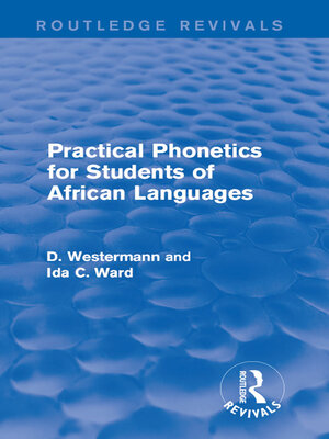 cover image of Practical Phonetics for Students of African Languages